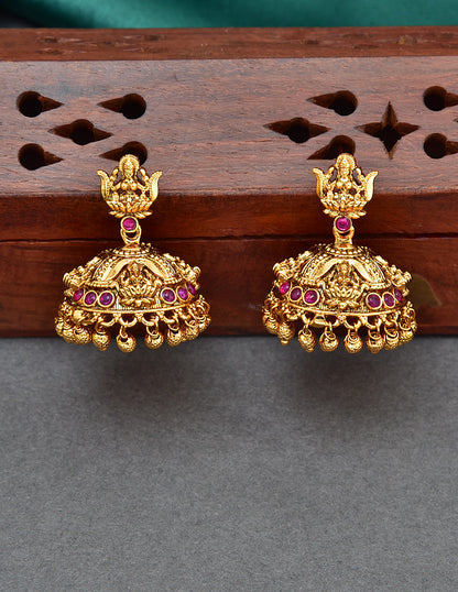 Designer Lakshmi Devi Kasu Necklace Set