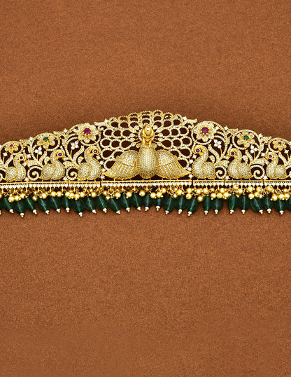 Designer Peacock Chain Waist Belt