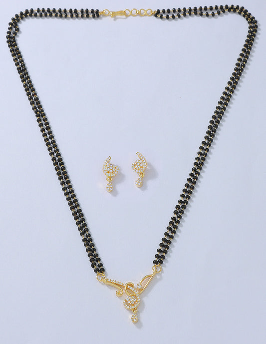 Designer Black Beads Mangalsutra