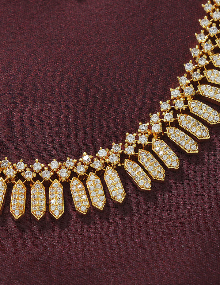 Designer Zirconia Elegance Necklace Set