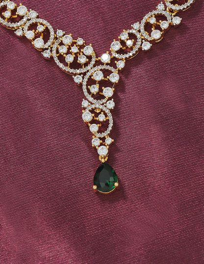 Designer Zirconia Elegance Necklace Set