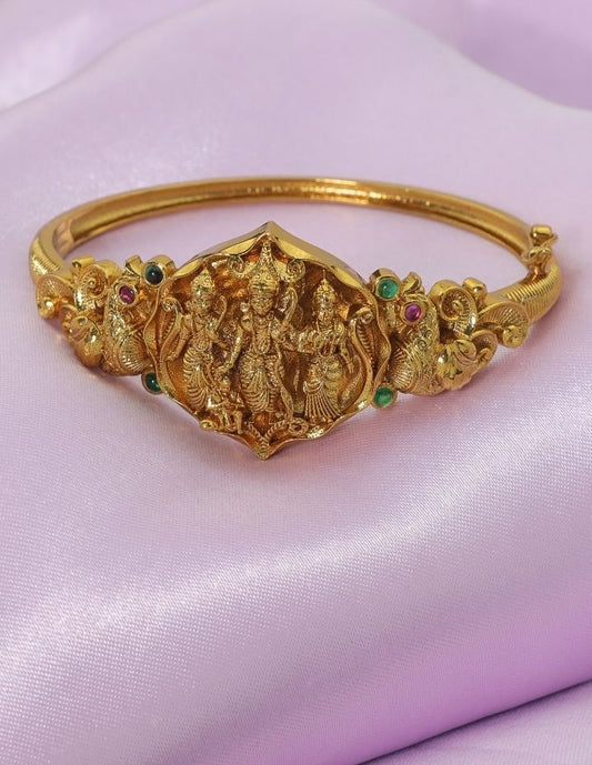 Designer Gold Polish Ramparivar Bracelet ZBLT11788