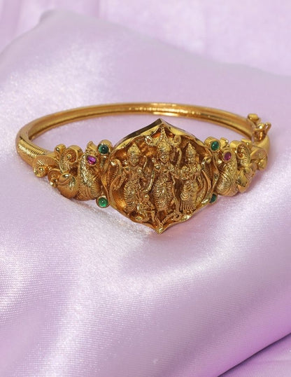 Designer Gold Polish Ramparivar Bracelet ZBLT11788
