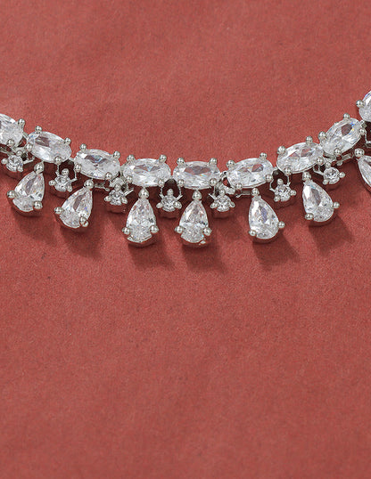 Designer Zirconia Elegance Necklace Set