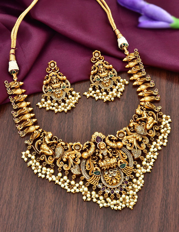 Antique Guttapusalu Necklace Set