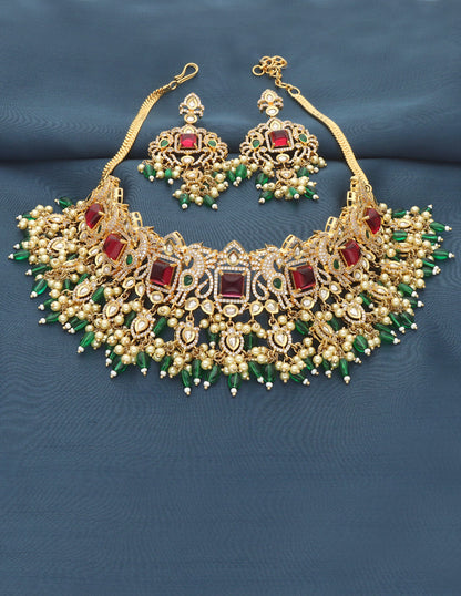 Zirconia Guttapusalu Choker Set