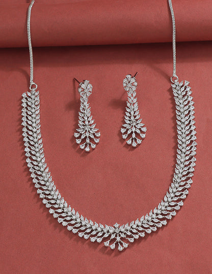 Designer Zirconia Elegance Necklace Set