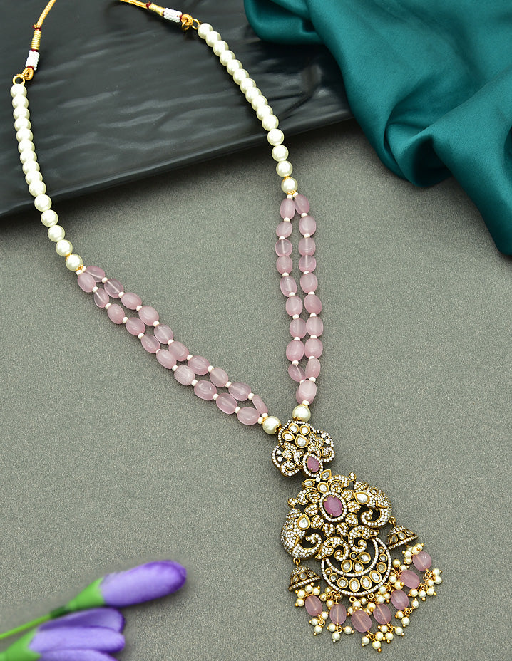 Victorian 3 Layered Beads Long Haaram