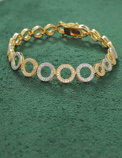Designer Zirconia Chain Bracelet