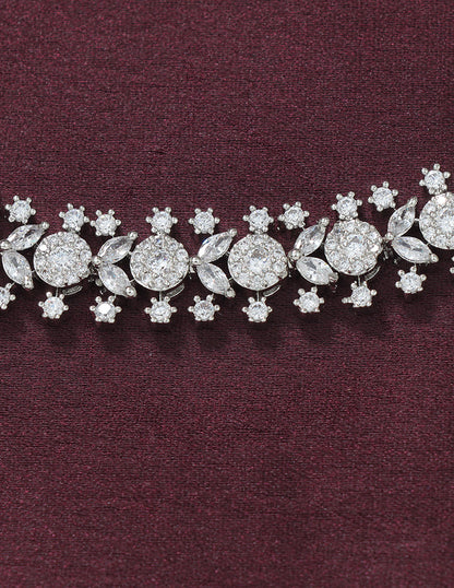 Designer Zirconia Chain Bracelet