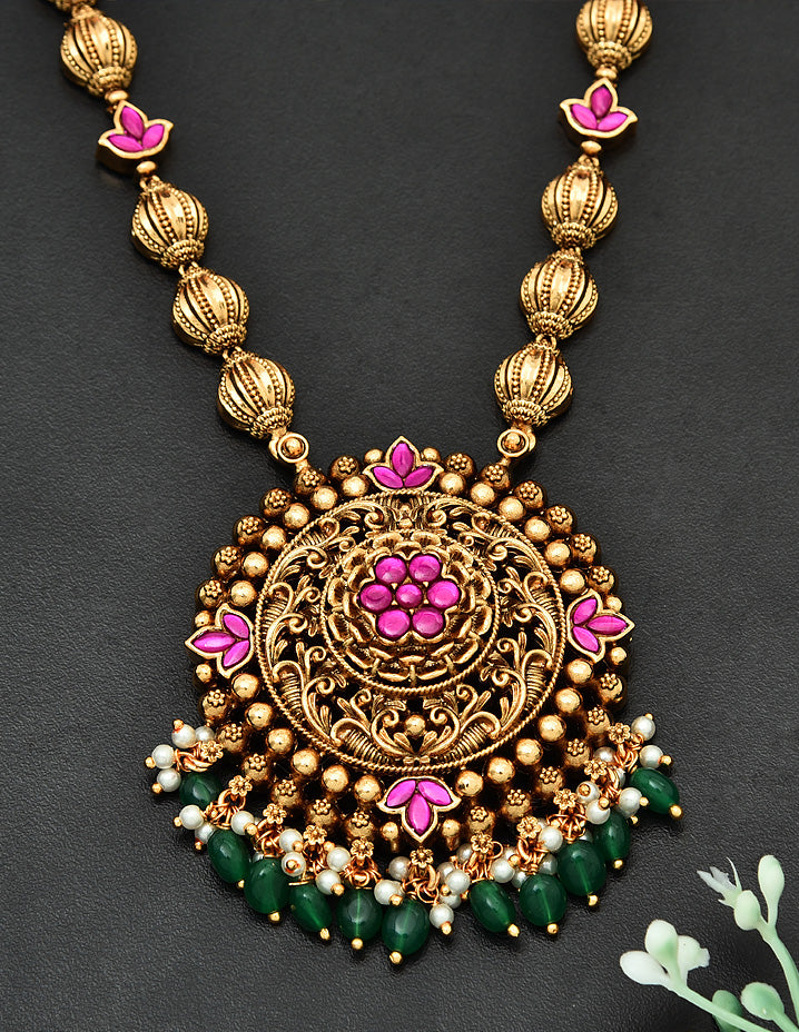 Designer Matt Kempu Long Haaram Set