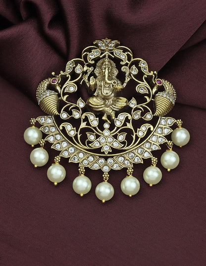 Designer Victroian Ganesh Pendant