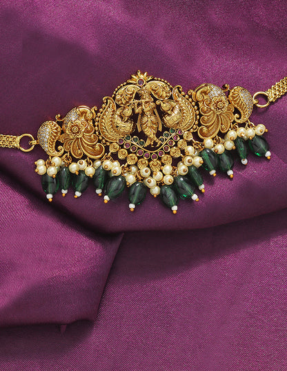 Designer Lord Krishna Chain Bajuband