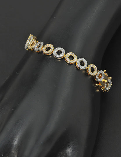 Designer Zirconia Chain Bracelet