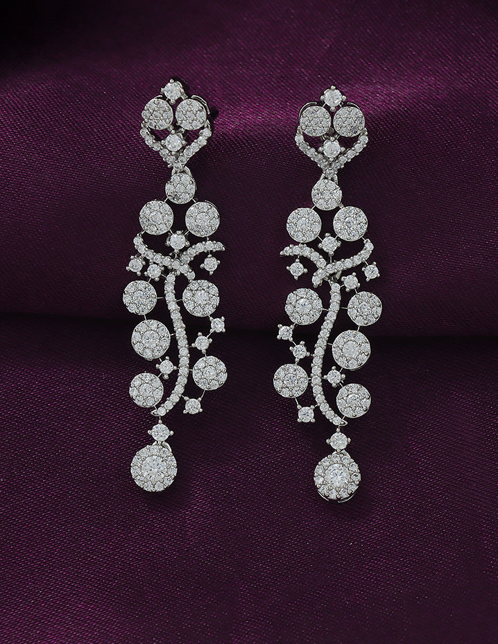 Designer Zirconia Crystal Elegance Necklace Set