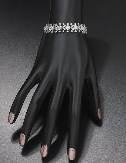 Designer Zirconia Chain Bracelet