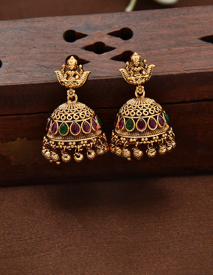 Designer Matt Kempu Lakshmi Devi Long Haaram Set