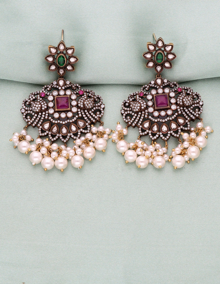 Victorian Ruby and Emerald Necklace set
