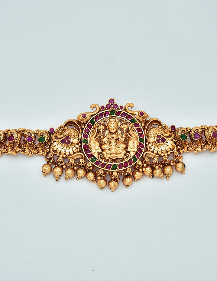 Antique Kempu Chain Vaddanam