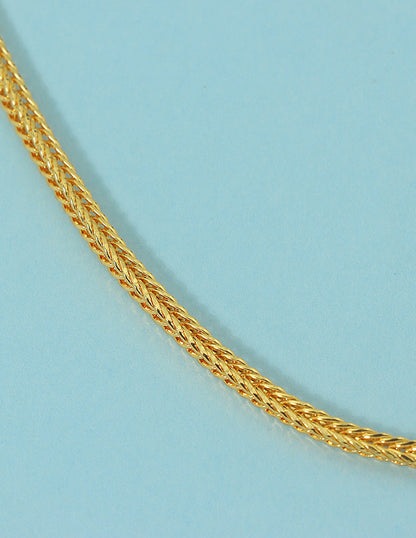 Designer Gold Polish Thali Chain