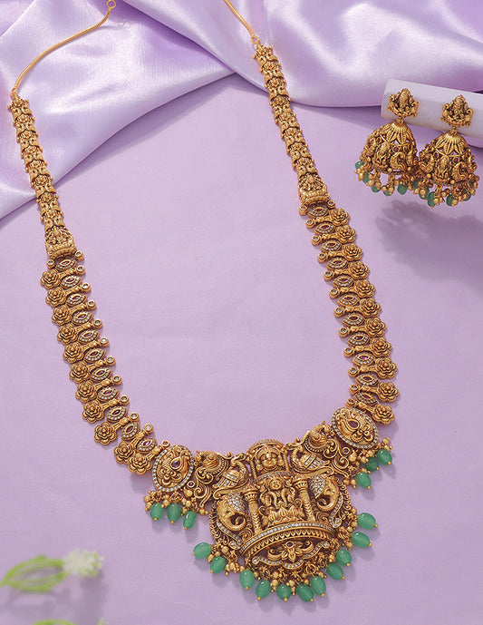 Designer Lakshmi Devi Grand Wedding Haaram Set