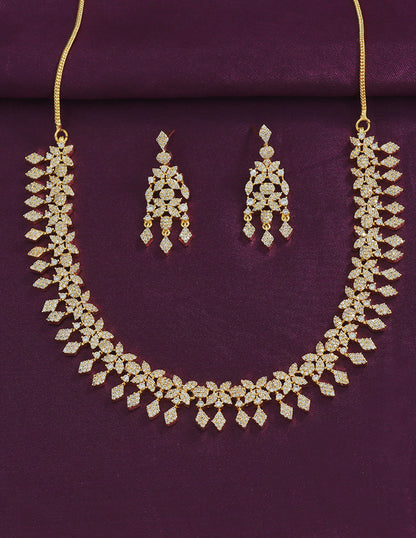 Designer Zirconia Elegance Necklace Set