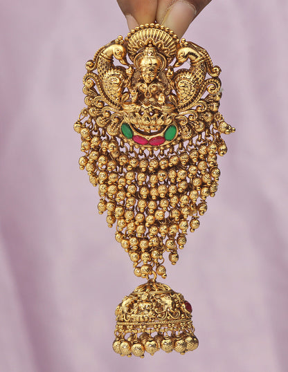Designer Lakshmi Devi Matt Polish Choti Piece