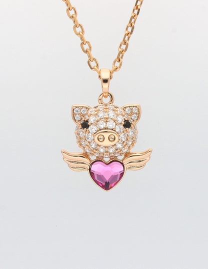 Swarovski Crystal Chain Pendant