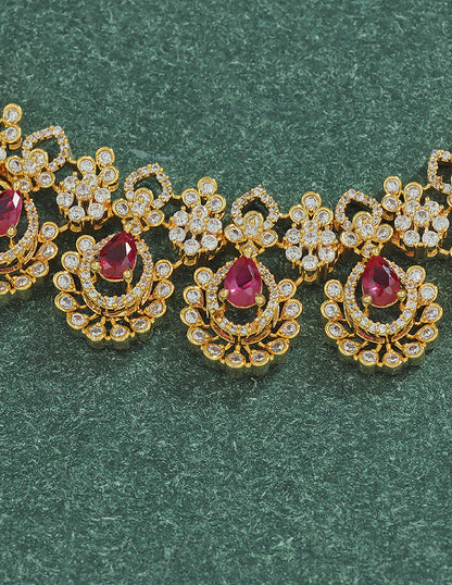 Designer Zirconia Elegance Necklace Set