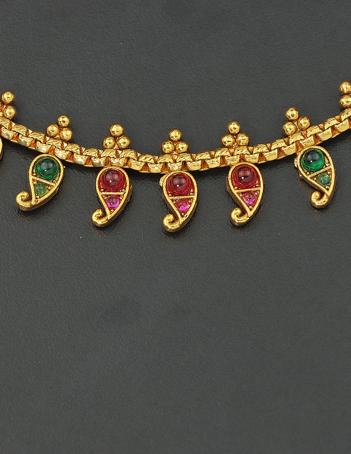 Paisley Grace Kempu Anklets
