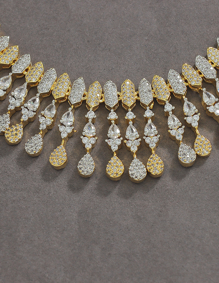 Designer Zirconia Elegance Necklace Set