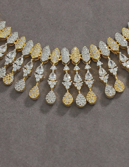 Designer Zirconia Elegance Necklace Set