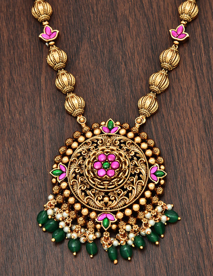 Designer Matt Kempu Long Haaram Set