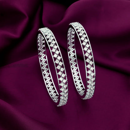 Designer Zirconia Bangles ZBGL10829