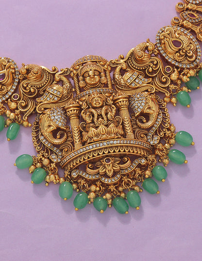 Designer Lakshmi Devi Grand Wedding Haaram Set