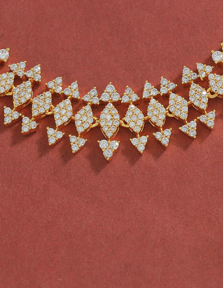 Designer Zirconia Elegance Necklace Set