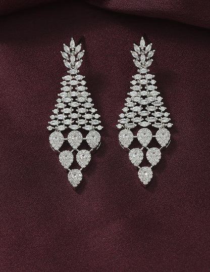 Designer Zirconia Crystal Elegance Necklace Set