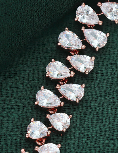 Zirconia Designer Chain Bracelet