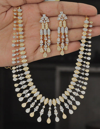 Designer Zirconia Elegance Necklace Set