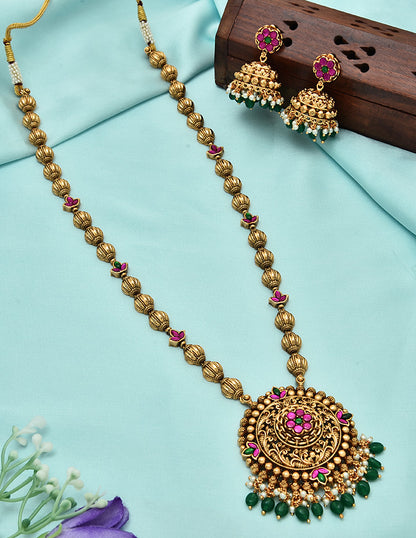 Designer Matt Kempu Long Haaram Set