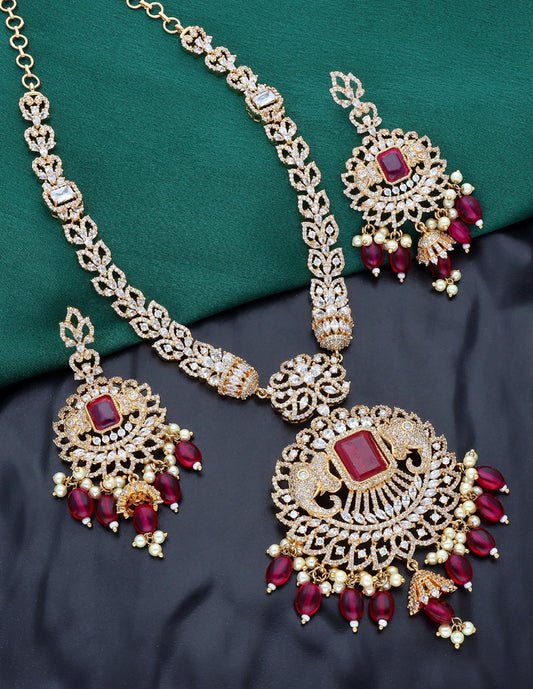 Zirconia Designer Necklace Set