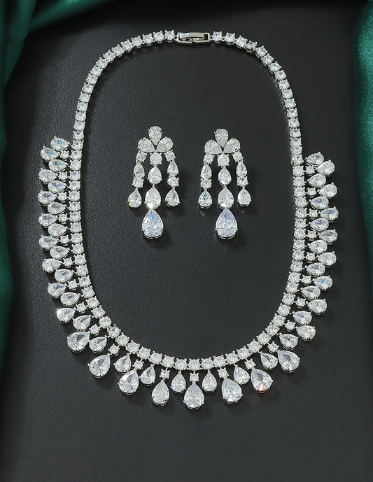 Designer Zirconia Elegance Necklace Set