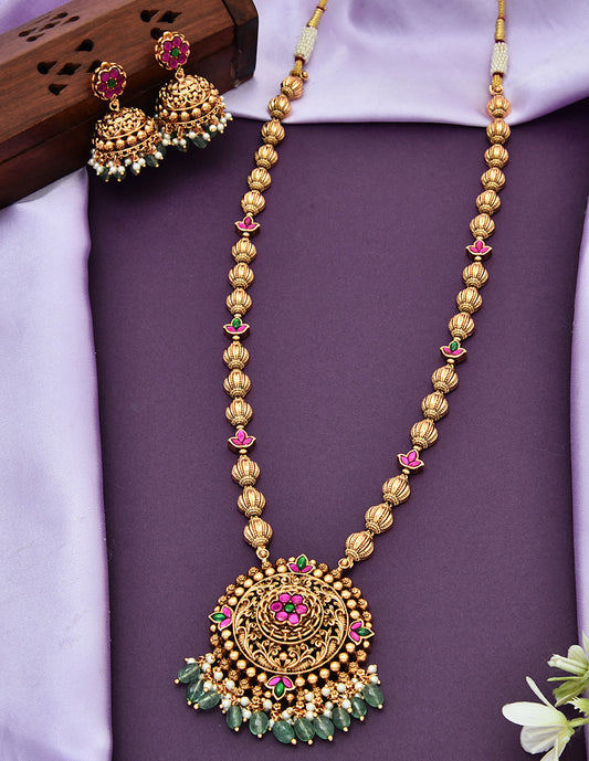 Designer Matt Kempu Long Haaram Set