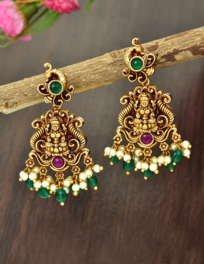 Lakshmi devi earrings Clearance