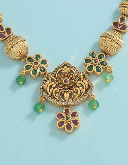 Designer Matt Kempu Necklace Set