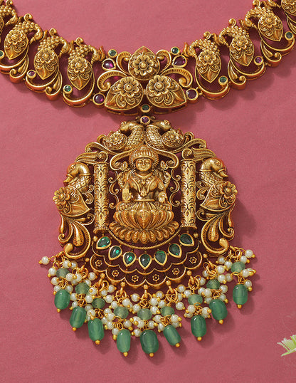 Designer Lakshmi Devi Necklace Set