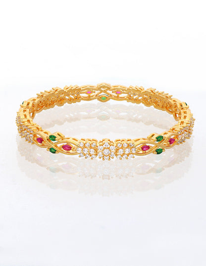 Designer Zircon Kada Bangles ZBGL11060