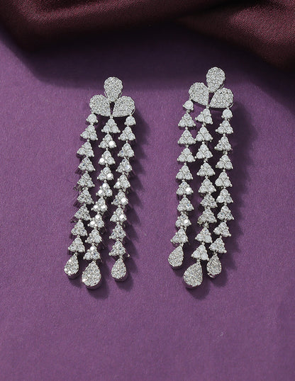 Designer Zirconia Crystal Elegance Necklace Set