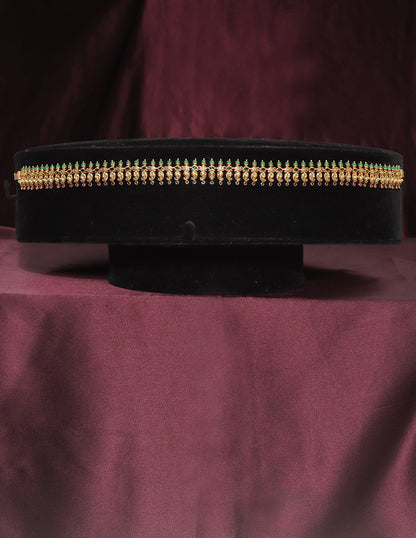 Designer Kempu Mango Shape Chain Vaddanam
