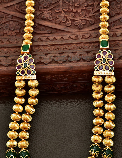 Zirconia Beads Chain Pendant